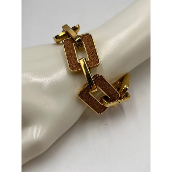 Kate Spade New York Cork City Gold Tone Link Reversible Bracelet - Picture 3 of 12